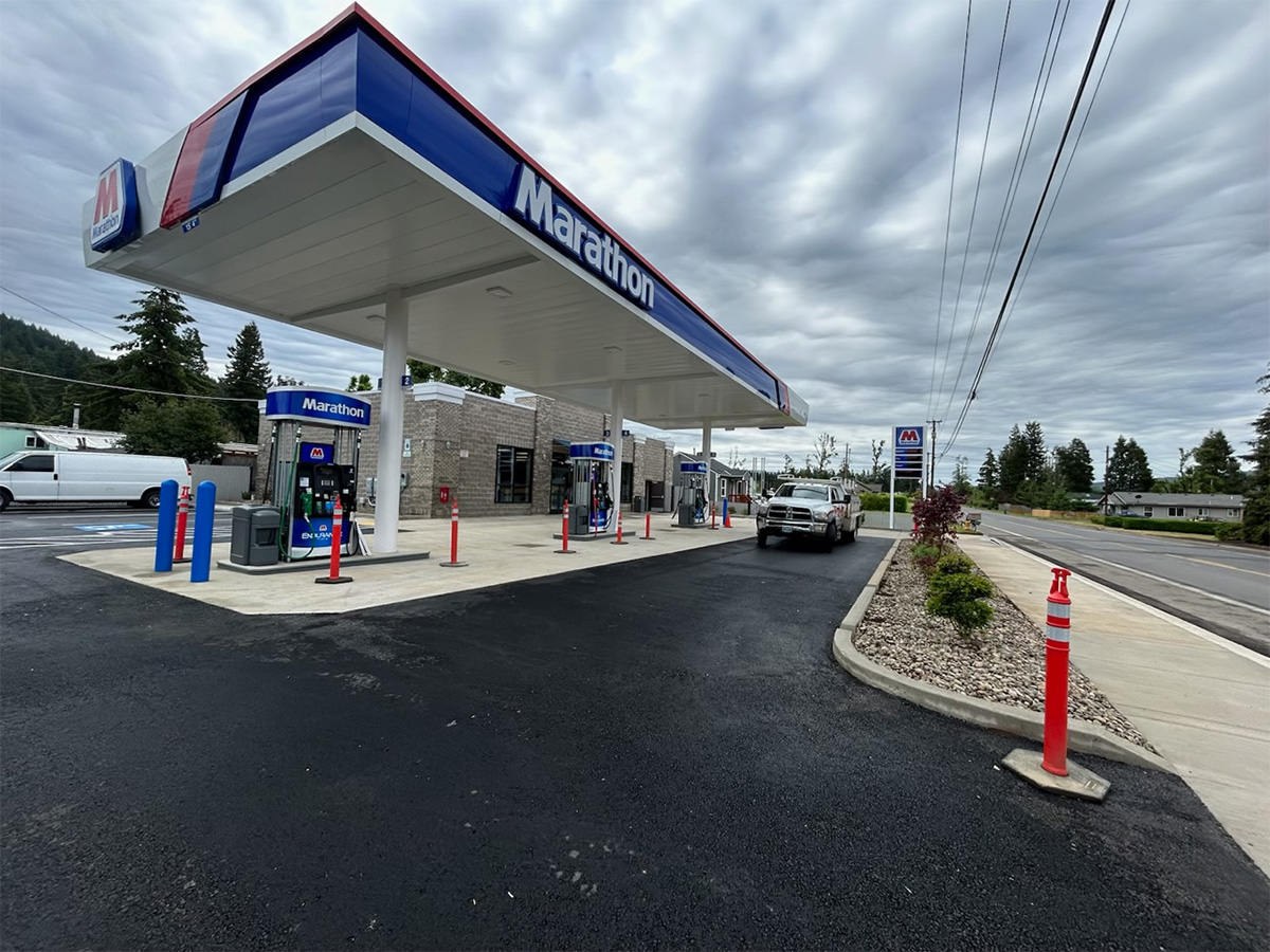 Commercial Concrete for Gas Stations in Dallas OR