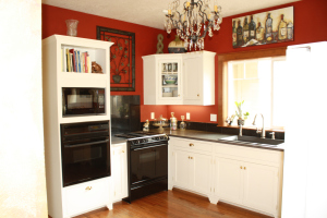 Kitchen remodeling blueprint for a new layout
