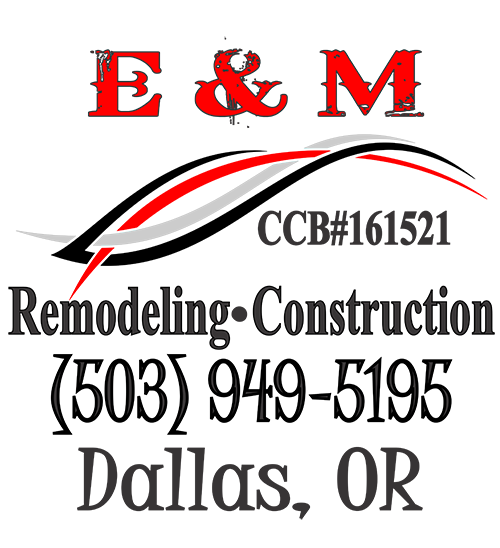 E&M Remodeling & Construction Logo - General Contractor and Concrete Services