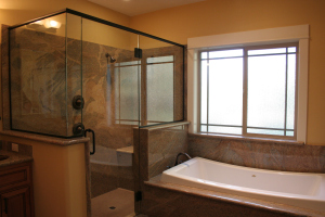 Beautiful new bathroom remodel by E&M Remodeling & Construction